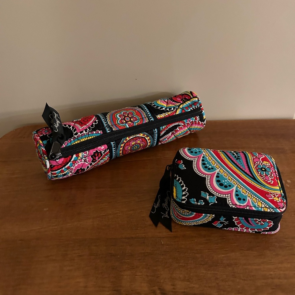 On a roll and travel pill case.